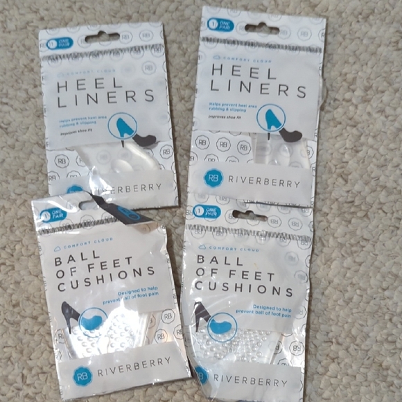 COPY - Riverberry Heel Liners and Ball of Feet Cushions - Picture 1 of 1